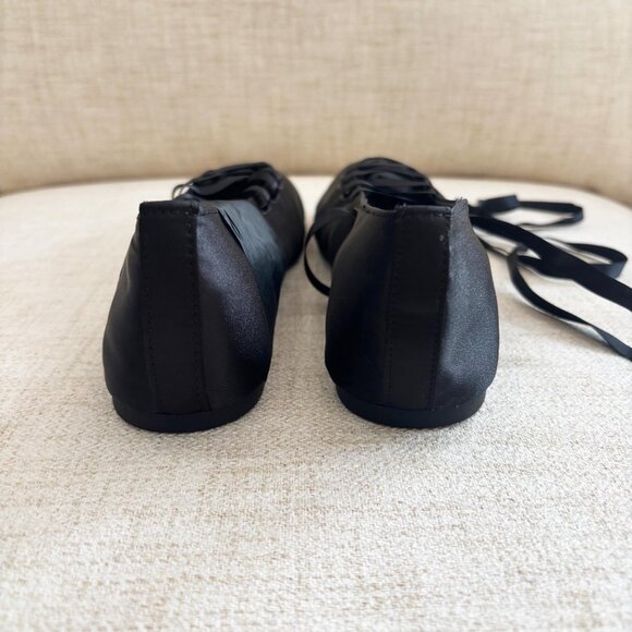 Zara Black Tied Ballet Flats size 9 - Picture 10 of 13